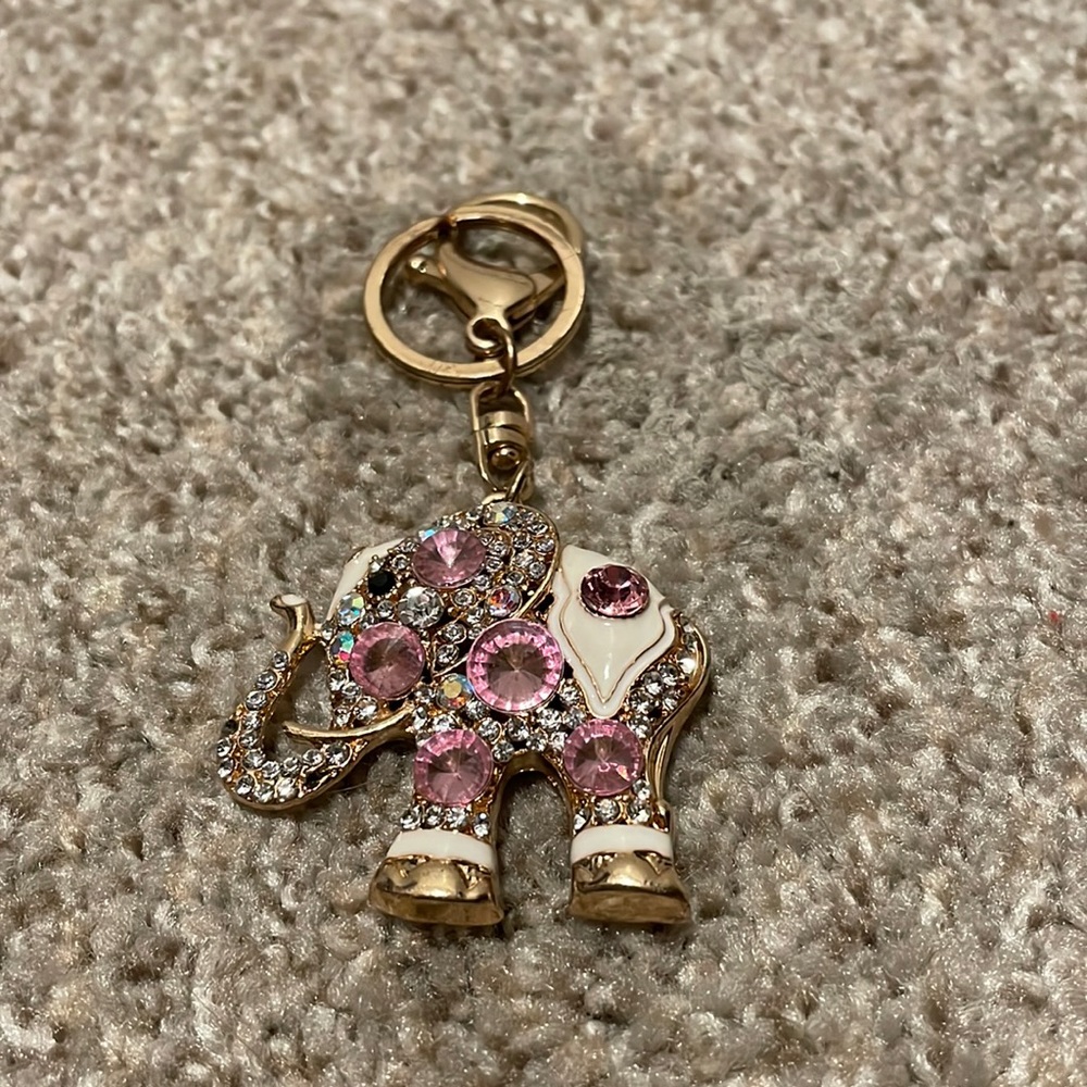 Cute elephant key chain